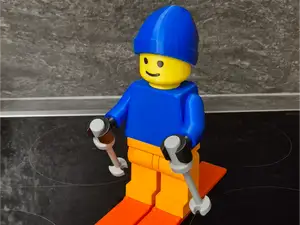 Brick Man Skifahrer 20cm (*ohne AMS)