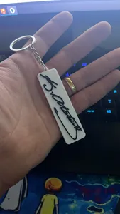 Kemal Ataturk Signature Keyring