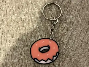 Donut Keychain