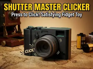 Vintage Camera Fidget Clicker