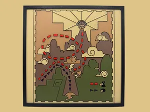 Emperor's New Groove - Kuzco and Pacha's Map