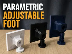 Parametric Adjustable Foot V2 (M4, Strong)