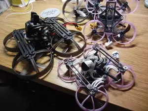 Custom Parts to Convert Tiny Whoop to Pusher Style