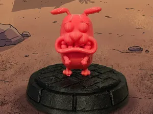 Courage The Cowardly Dog - Chibi