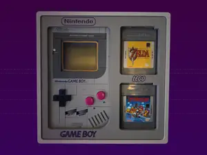 Display Case for Legoset Gameboy