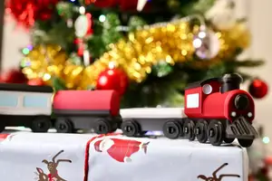 Locomotive with wagons