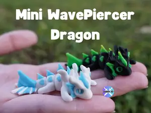 Mini Articulated Wavepiercer Dragon
