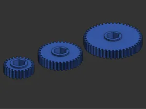 20DP Gears - 1/2" Hex Bore