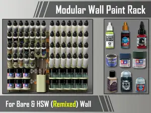 Upgraded Modular Paint Rack/Shelf