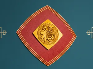Year of the Horse 3D Relief “Fu” Wall Art