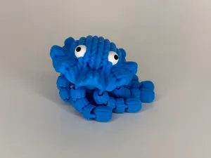 Screwy Knit Texture Articulated Jellyfish