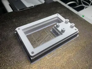 Frame for Adafruit Pybadge and Thermal Camera