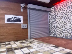 miniature diorama garage entry set 1:24