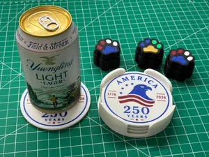 America 250 Years Coaster Set