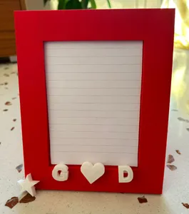 Customizable Photo Frame (A-Z, 0-9 + Symbols)