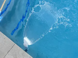 Above ground pool fountain