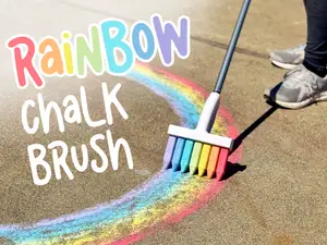 Sidewalk Chalk Rainbow Brush – 4 Different Sizes