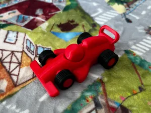 Spielzeug F1 Auto mit beweglichem Kopf