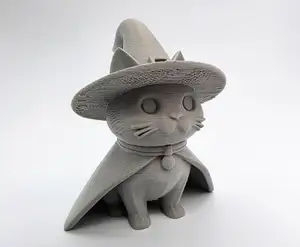 Caped Witch Cat - Flat Bottom