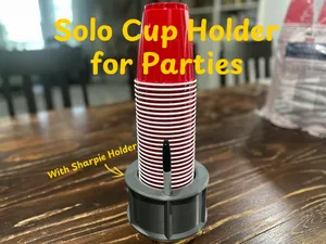 Ultimate High Capacity Solo Cup Holder for Parties