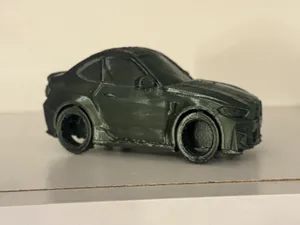 BMW M4 Tooncar – Cartoon-Style Deko-Modell