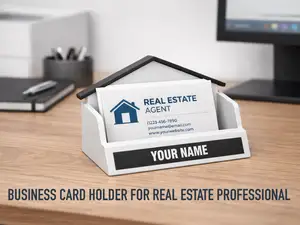 Business Card Holder for Real Estate Professional