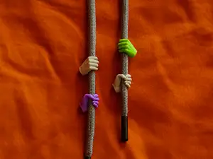 Hand Hoodie Drawstring Beads