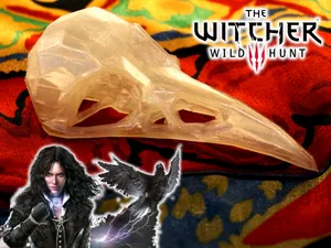 THE RAVEN CRYSTAL SKULL OF YENNEFER