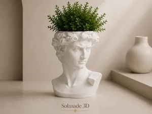 Solmade 3D David Michelangelo Vase