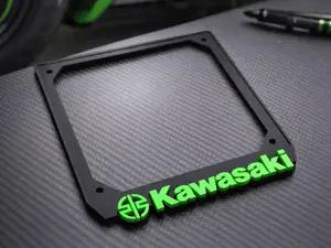 Kawasaki Style - EU Motorcycle License Plate Frame