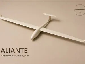 aliante gigante - apertura alare 1,54 m