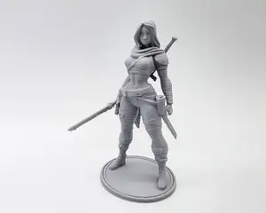Female Swordmaster Figurine