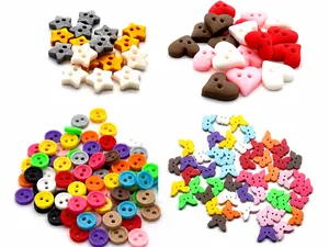 Sewing Buttons in Various Styles and Sizes