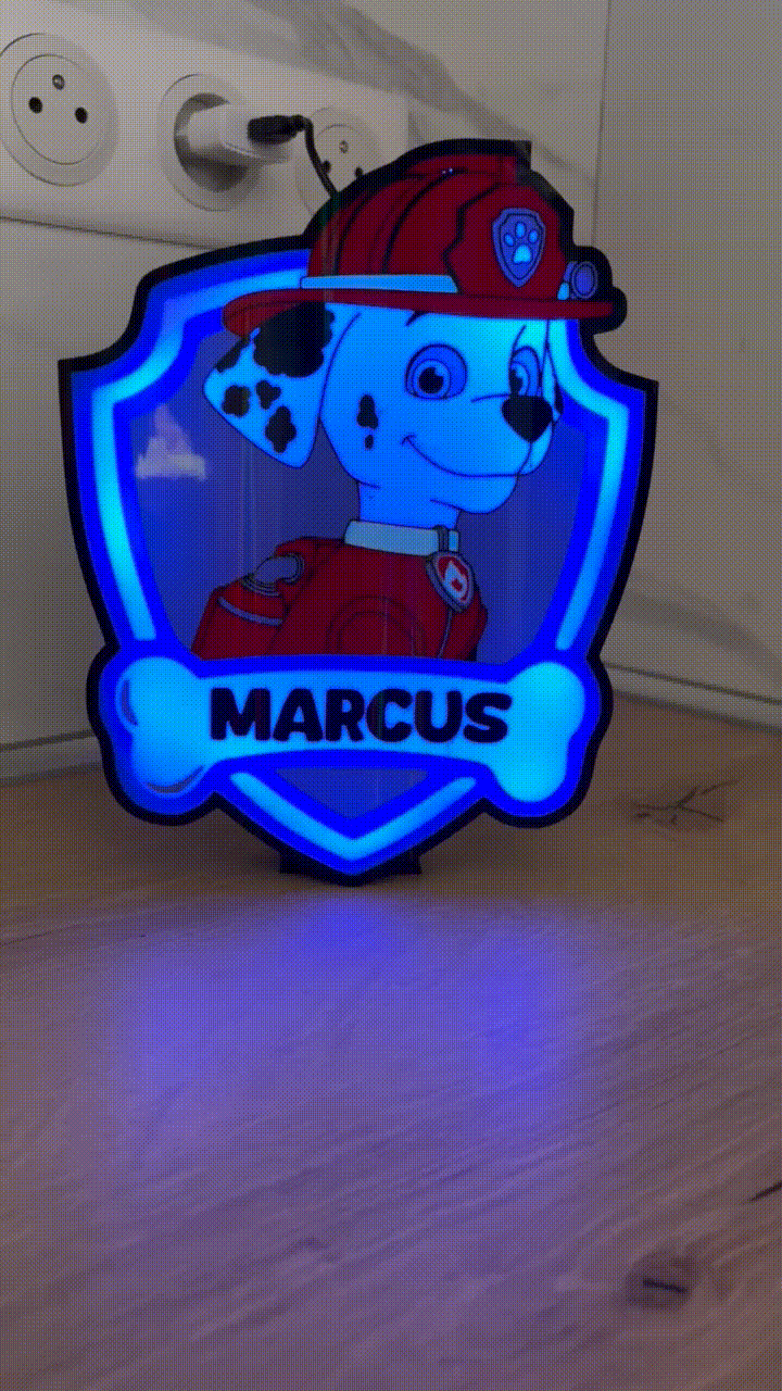 Lamp Marcus Light Led Paw Patrol