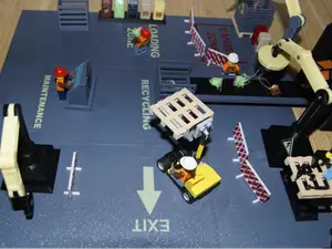 CyberBrick Recycling Ops – Modular Factory Scene