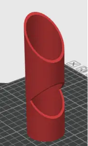 Pipe insulation cutting template (41mm)