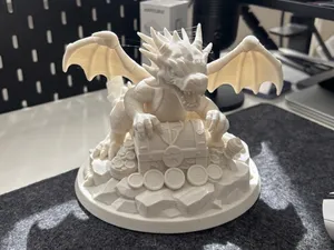 Epic Dragon Treasure Guard | Fantasy RPG Trophy
