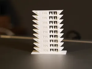 Temperature Tower for PLA