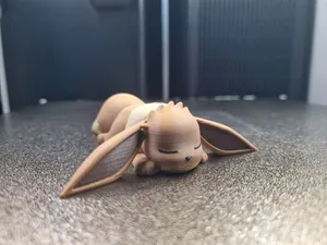 Sleeping Eevee Figurine (NO SUPPORT)