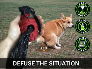 Dog Poop Bag Holder – MK2 grenade