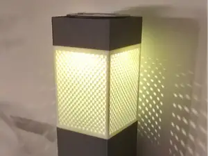 Solar Garden Lamp Basket Pattern – Solar Insert