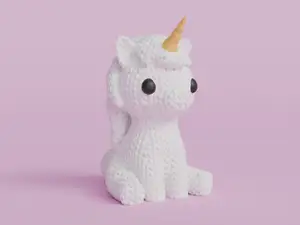 Knitted Unicorn