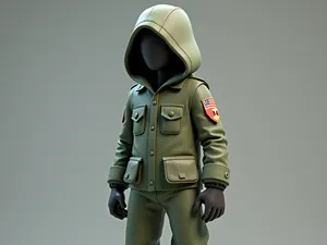 Mystérieux Soldat à Capuche
