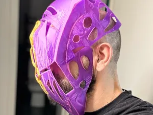 purple iron princess mask