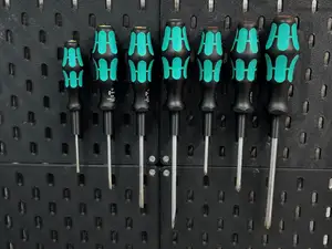 Minimalistic Skadis screwdriver holder