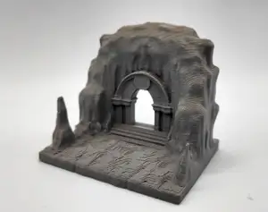 Mountain Fortress Entrance Miniature