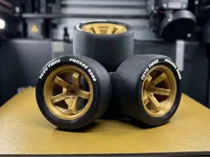 110_RC Wheel 5 Spokes & Tire -Drift