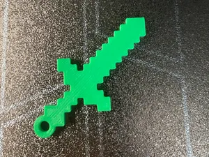 Minecraft Schwert Schlüsselanhänger