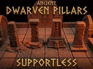 Ancient Dwarven Pillars (supportless)