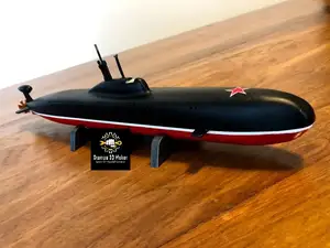 Soviet Submarine the Akula and Victor class